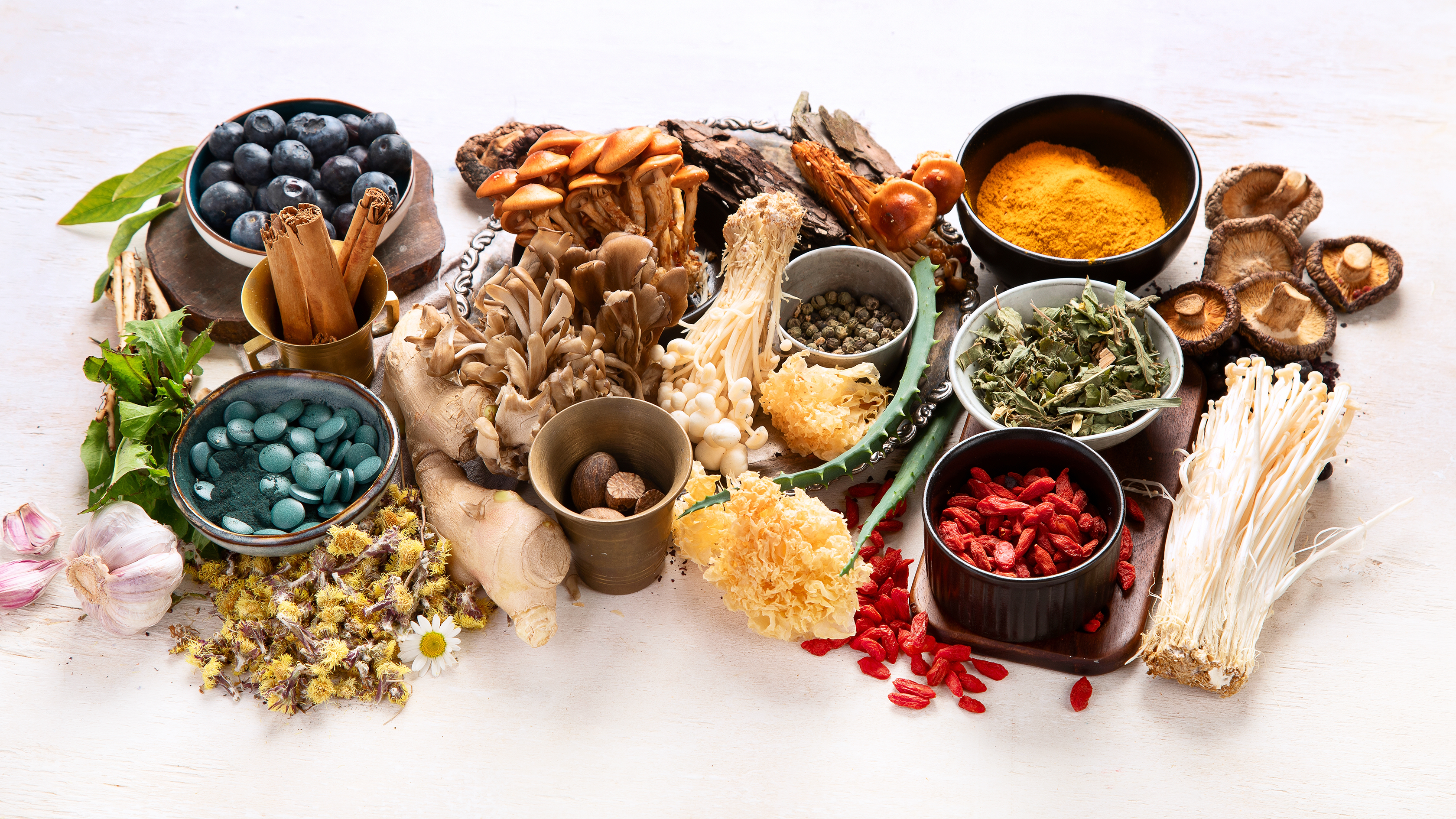 herbs and mushrooms for immune support