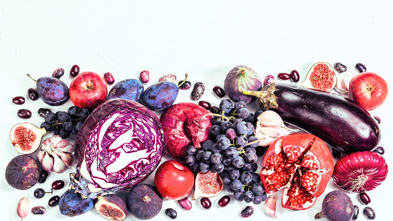 red and purple foods