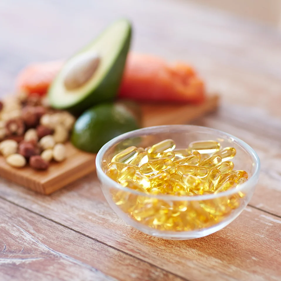 omega-3 supplements and food sources