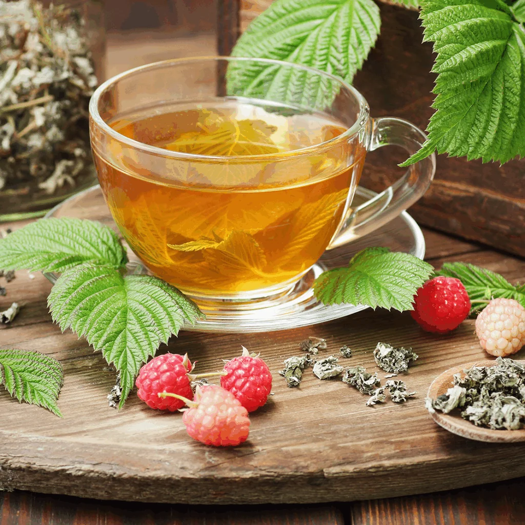 red raspberry tea